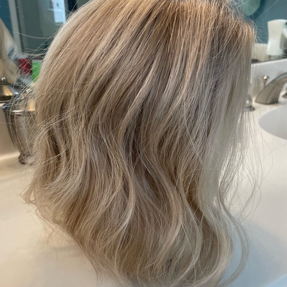 Goldylost “Creamy Blonde” Human Hair Lace Topper, 13”